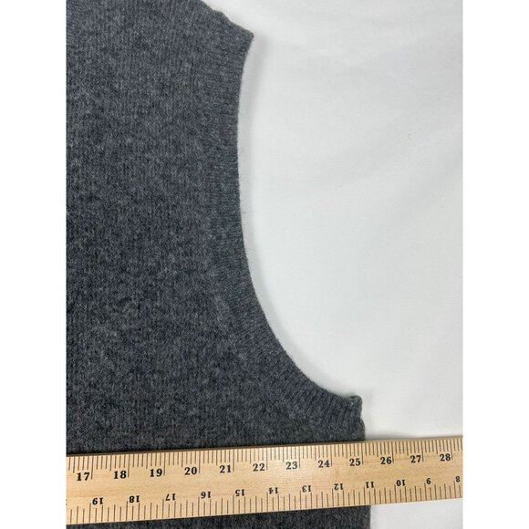 NWT H&M Men's Sleeveless Wool Blend Knit Vest Sweater XXL Gray - Picture 5 of 10